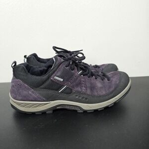 Ecco Shoes‎ Womens Size 9.5 Purple Yura GTX Gore-Tex Trail Hiking Sneakers